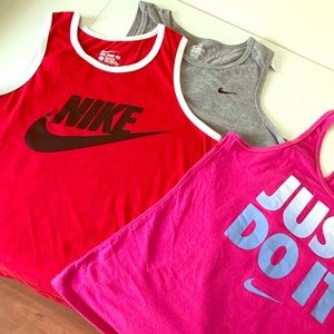 Nike Tanks. Set of 3